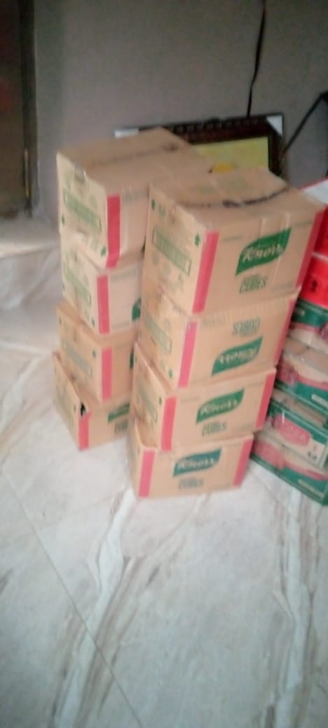 Food drive distribution by the Ojemba and Sam Foundation