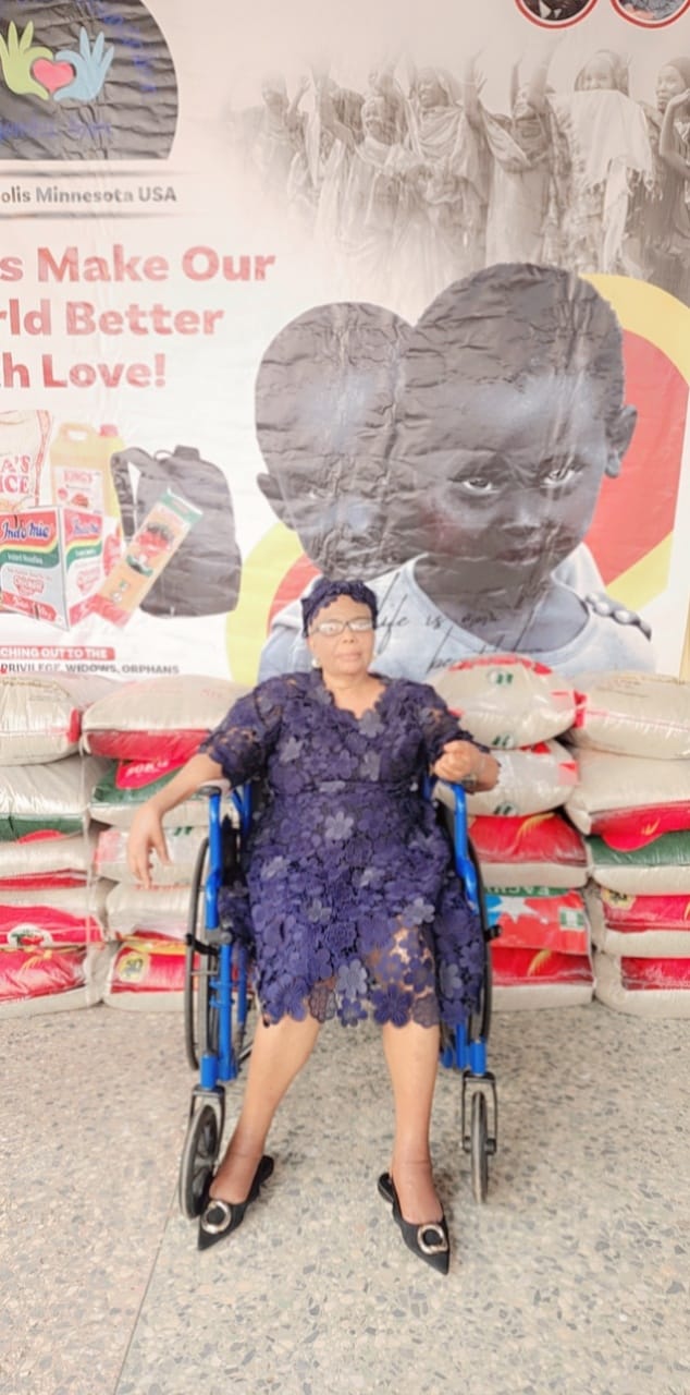 A foundation food distribution in Nigeria
