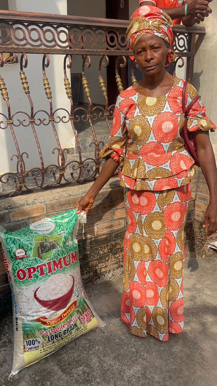 Widow support provided by the Ojemba and Sam Foundation